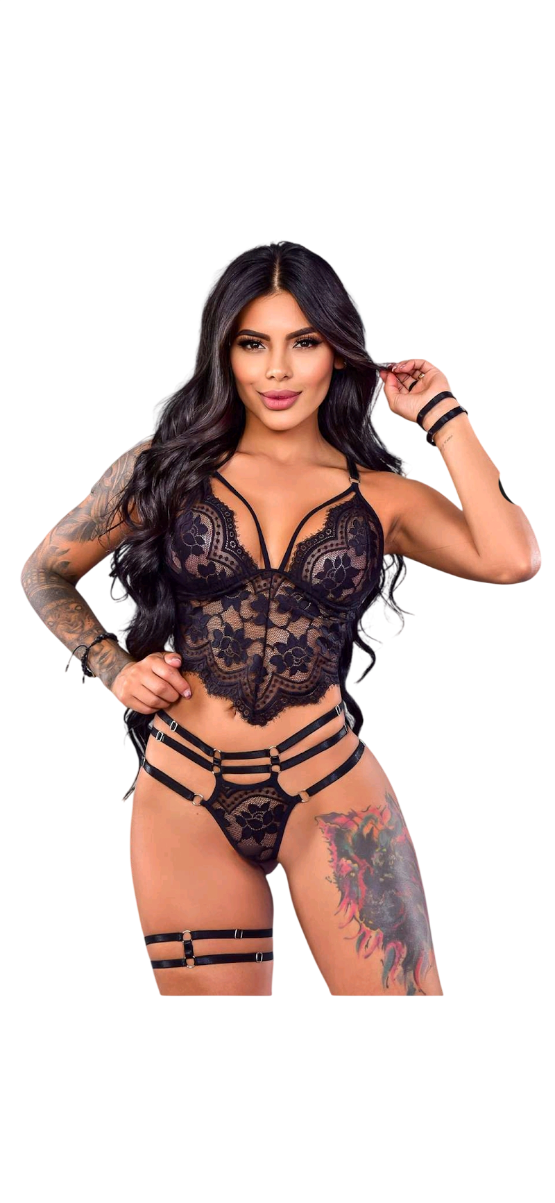 Conjunto De Lenceria · Negro · 549